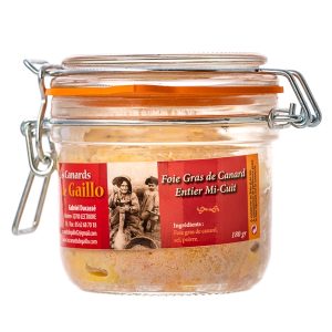 Foie gras de canard entier mi-cuit